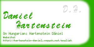 daniel hartenstein business card
