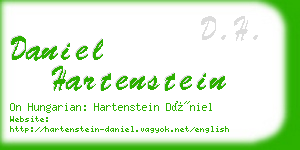 daniel hartenstein business card